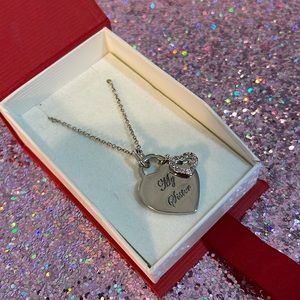 NWT NEW Gift - Sterling Silvwr My Sister Amy Friend Pendant Necklace 18”